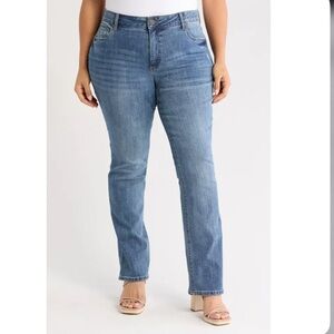 NWT Kut From The Kloth Nicole Flap Pocket Bootcut Jeans 14